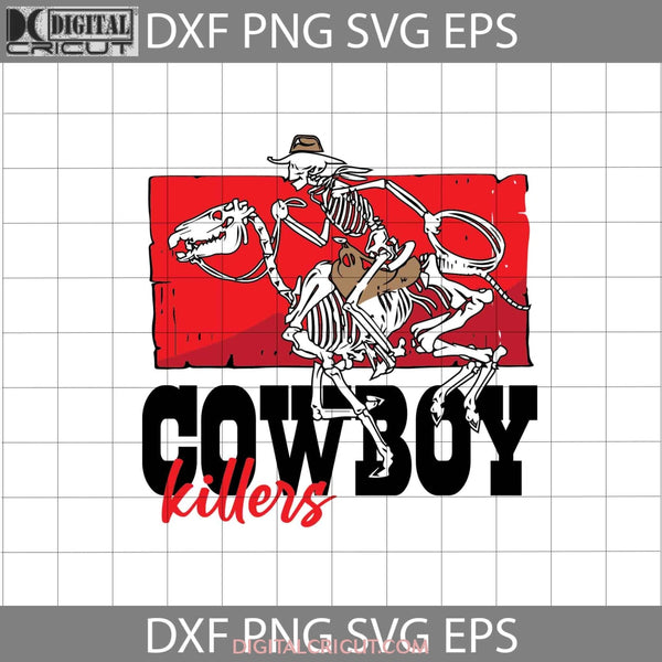 Cowboy Killers Svg Retro Skeleton Western Cricut File Clipart Png Eps Dxf