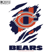 Chicago Bears Svg, NFL Svg, Cricut File, Clipart, Football Svg, Sport Svg, Love Footbal Svg, Png, Eps, Dxf