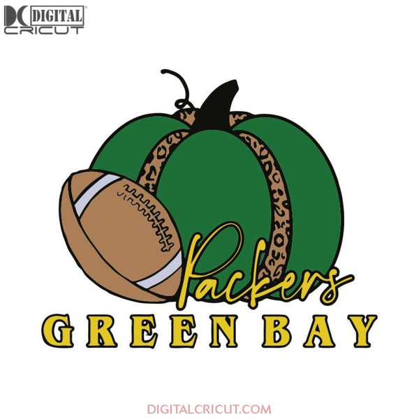 Packers SVG Cute Leopard Print Green Bay Pumpkin Svg, Packers Svg, Go Packers Svg, Cricut Silhouette, Clipart, NFL Svg, Football Svg, Sport Svg