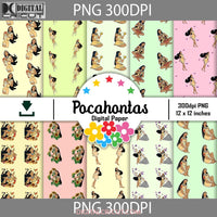 Cute Seamless Pattern Digital Papers Scrapbook Pattern Paper Background Wallpaper 12*12Inches