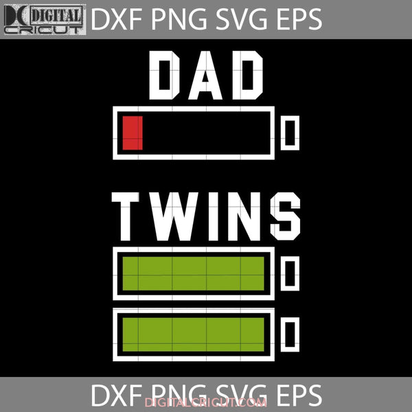 Dad Twins Svg Fathers Day Cricut File Clipart Png Eps Dxf