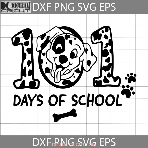 Days Of School Svg 100 Leopard Dog Day Svg Back To Cricut File Clipart Png Eps Dxf