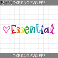 Essential Rainbow Svg Lgbt Cricut File Clipart Png Eps Dxf