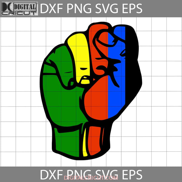 Gay Pride Raised Fist Svg Hand Symbol Lgbt Cricut File Clipart Png Eps Dxf