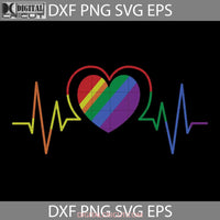 Heart Lgbt Svg Gay Svg Cricut File Clipart Png Eps Dxf