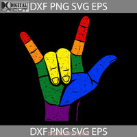 Lgbt Hand Svg Pride Be Kind Svg Cricut File Clipart Png Eps Dxf