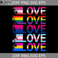 Lgbt Love Rainbow Lesbian Gay Pride Svg Cricut File Clipart Png Eps Dxf