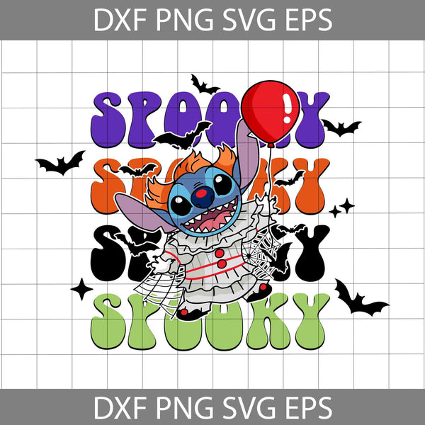 Spooky Svg, Cartoon Svg, Halloween Svg, Cricut File, Clipart, Svg, Png, Eps, Dxf