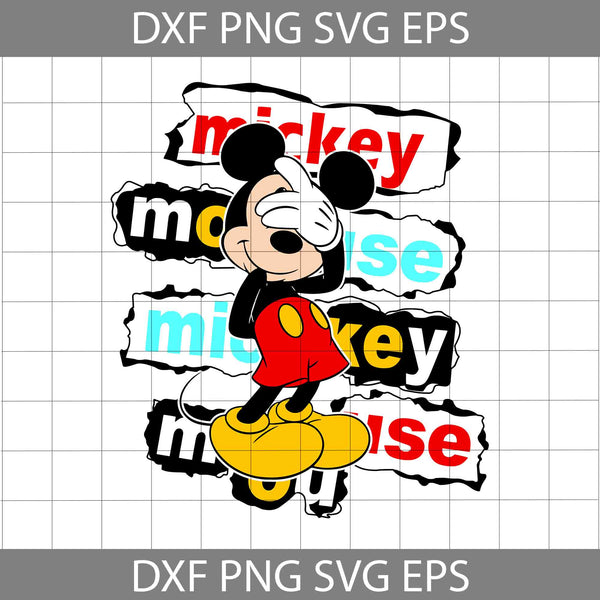 Mouse Svg, Cartoon Svg, Cricut File, Clipart, Svg, Png, Eps, Dxf