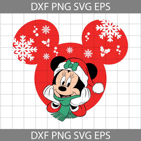 Mouse Ears Christmas Svg, Mouse Christmas Svg, Merry Christmas Svg, Cartoon Svg, Christmas Svg, Cricut File, Clipart, Svg, Png, Eps, Dxf
