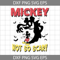 Mouse Not So Scary Svg, Mouse Svg, Cartoon Svg, Halloween Svg, Cricut File, Clipart, Svg, Png, Eps, Dxf