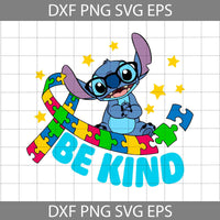 Be Kind Autism Puzzle Pieces Svg, Autism Svg, Cartoon Svg, Autism Svg, Cricut File, Clipart, Svg, Png, Eps, Dxf