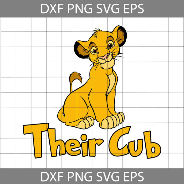 Young Simba Svg, The Lion King Svg, Cartoon Svg, Cricut File, Clipart ...