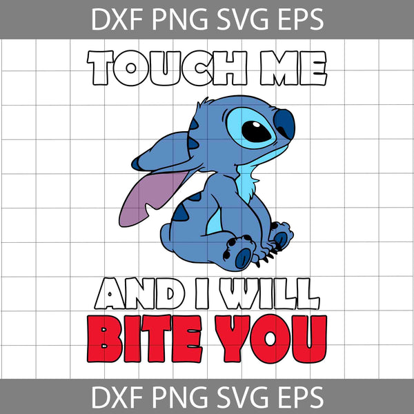 Touch me and i will bite you Svg, Cartoon Svg, Cricut File, Clipart, Svg, Png, Eps, Dxf