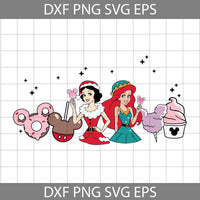 Princess Svg, Cartoon Svg, Christmas Svg, Cricut File, Clipart, Svg, Png, Eps, Dxf