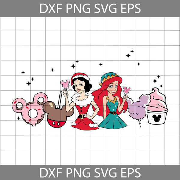 Princess Svg, Cartoon Svg, Christmas Svg, Cricut File, Clipart, Svg, Png, Eps, Dxf