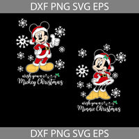 Mouse Christmas Svg, Merry Christmas Svg, Cartoon Svg, Christmas Svg, Cricut File, Clipart, Svg, Png, Eps, Dxf