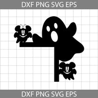 Mouse Halloween Svg, Halloween Door Corner Svg, Cartoon Svg, Cricut File, Clipart, Svg, Png, Eps, Dxf