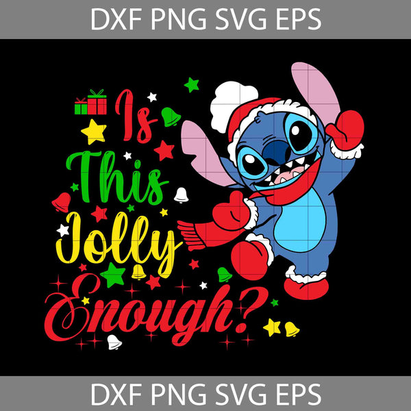 Is This Jolly Enough Svg, Christmas Svg, Cartoon Svg, Christmas Svg, Cricut File, Clipart, Svg, Png, Eps, Dxf