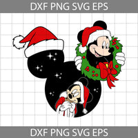 Mouse and Friends Christmas Svg, Mouse Svg, Cartoon Svg, Christmas Svg, Cricut File, Clipart, Svg, Png, Eps, Dxf