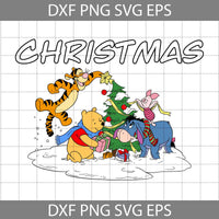 Merry Christmas Svg, Cartoon Svg, Christmas Svg, Cricut File, Clipart, Svg, Png, Eps, Dxf