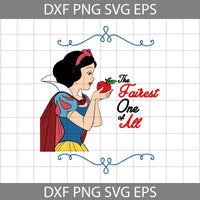 The Fairest One Of All Svg, Princess Svg, Cartoon Svg, Cricut File, Clipart, Svg, Png, Eps, Dxf