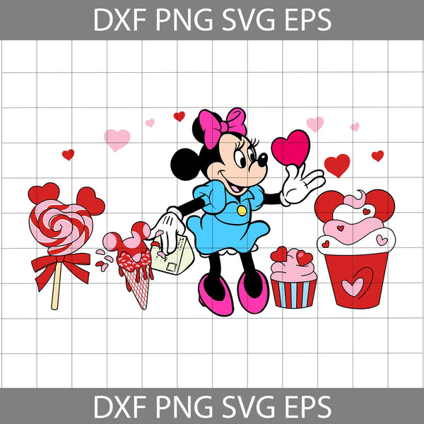 Snack Svg, Mouse Svg, Cartoon Svg, Valentine's Day Svg, Cricut File, Clipart, Svg, Png, Eps, Dxf