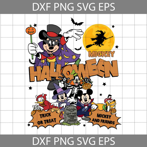 Pumpkin Svg, And Friends Halloween Svg, Spooky Season Svg, Trick Or Treat Svg, Cartoon Svg, Halloween Svg, Cricut File, Clipart, Svg, Png, Eps, Dxf