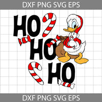 Hohoho Duck Christmas Svg, Merry Christmas Svg, Cartoon Svg, Christmas Svg, Cricut File, Clipart, Svg, Png, Eps, Dxf