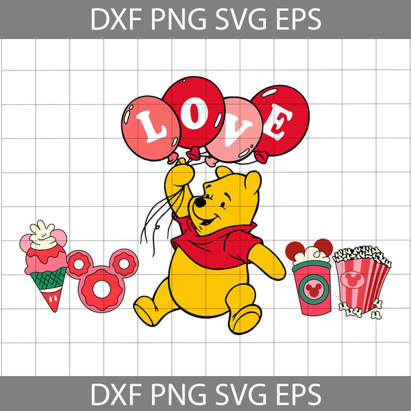 Bear Funny Valentines Day Svg, Bear Svg, Bear Valentine Day Svg, Happy Valentine's Day Svg, Cartoon Svg, Valentine's Day Svg, Cricut File, Clipart, Svg, Png, Eps, Dxf