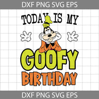 Today Is My Birthday Svg, Cartoon Svg, Birthday Svg, Cricut File, Clipart, Svg, Png, Eps, Dxf