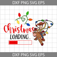 Christmas Loading Svg, Woody Christmas Light Svg, Cartoon Svg, Christmas Svg, Cricut File, Clipart, Svg, Png, Eps, Dxf