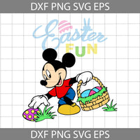Mouse Easter Eggs Svg, Mouse Easter Svg, Mouse Bunny Svg, Bunny Svg, Happy Easter Svg, Cartoon Svg, Easter Svg, Cricut File, Clipart, Svg, Png, Eps, Dxf