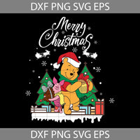 Merry Christmas Svg, Cartoon Svg, Christmas Svg, Cricut File, Clipart, Svg, Png, Eps, Dxf