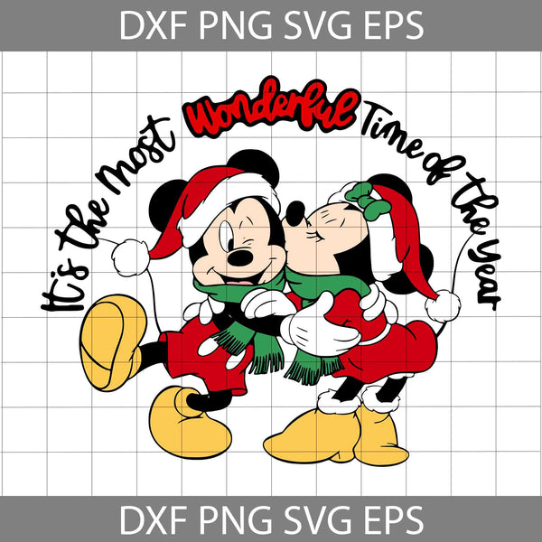 Mouse Christmas Svg, Merry Christmas Svg, Cartoon Svg, Christmas Svg, Cricut File, Clipart, Svg, Png, Eps, Dxf