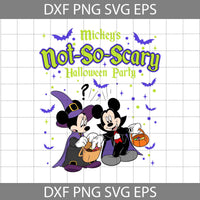 Halloween Not So Scary Svg, Mouse Svg, Mouse And Friends Halloween Svg, Halloween Family Svg, Cartoon Svg, Halloween Svg, Cricut File, Clipart, Svg, Png, Eps, Dxf