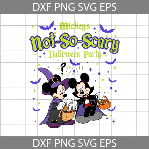 Halloween Not So Scary Svg, Mouse Svg, Mouse And Friends Halloween Svg, Halloween Family Svg, Cartoon Svg, Halloween Svg, Cricut File, Clipart, Svg, Png, Eps, Dxf