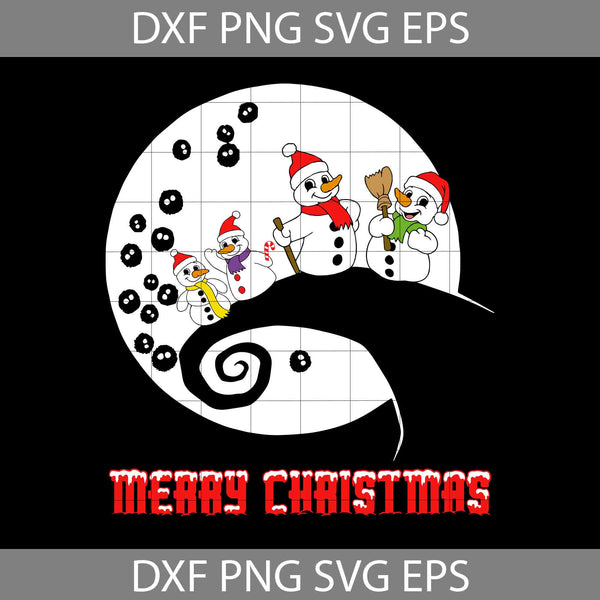 Snowman Christmas Svg, Merry Christmas Svg, Cartoon Svg, Christmas Svg, Cricut File, Clipart, Svg, Png, Eps, Dxf