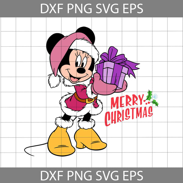 Mouse Christmas Svg, Merry Christmas Svg, Cartoon Svg, Christmas Svg, Cricut File, Clipart, Svg, Png, Eps, Dxf