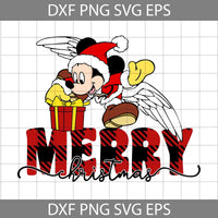 Mouse Christmas Svg, Merry Christmas Svg, Cartoon Svg, Christmas Svg, Cricut File, Clipart, Svg, Png, Eps, Dxf