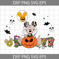 Drink And Food Halloween Svg, Halloween Snack Svg, Mouse Svg, Halloween Day Svg, Cartoon Svg, Halloween Svg, Cricut File, Clipart, Svg, Png, Eps, Dxf