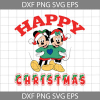 Mouse Christmas Svg, Merry Christmas Svg, Cartoon Svg, Christmas Svg, Cricut File, Clipart, Svg, Png, Eps, Dxf