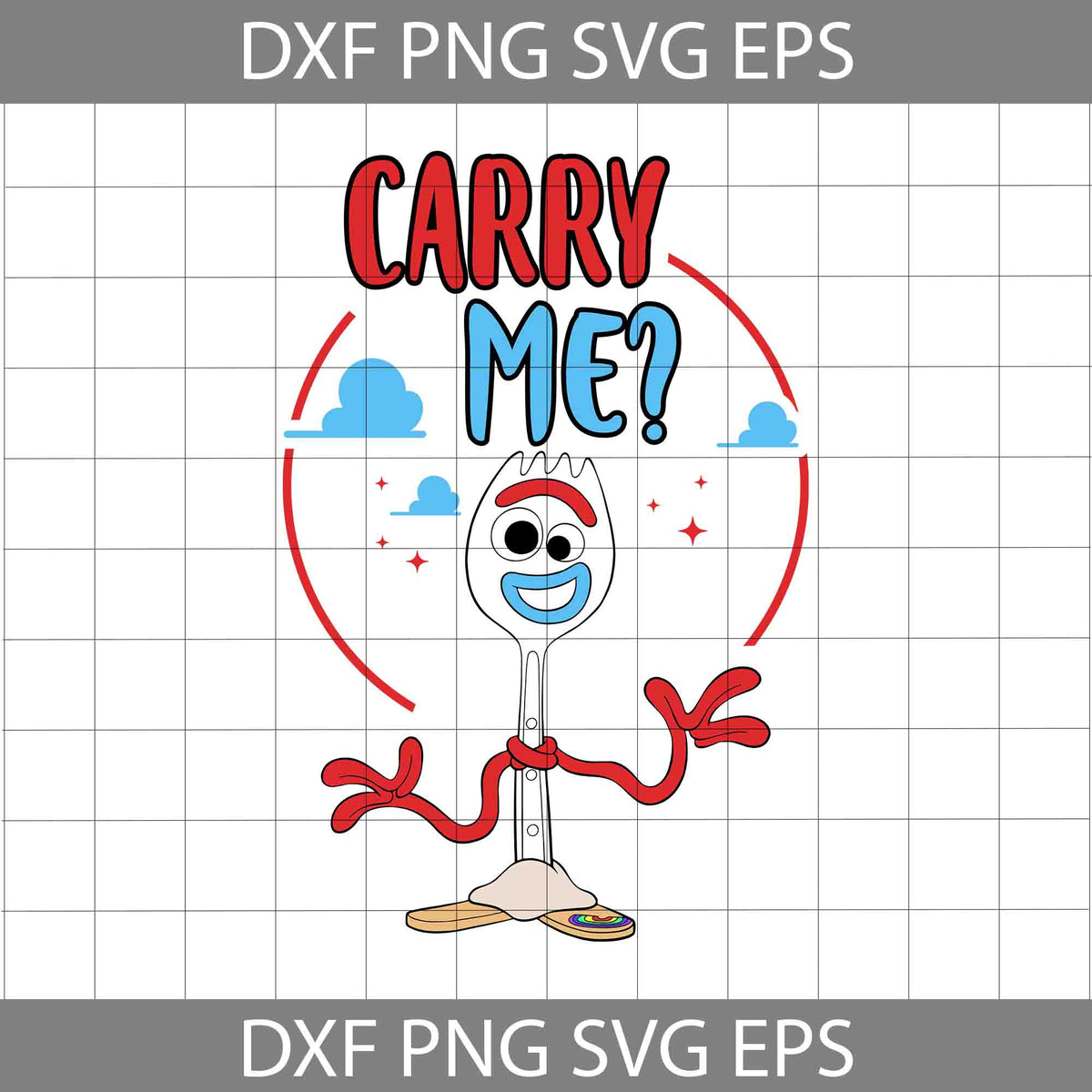 Toy Story 4 Forky Svg, Carry Me Svg, Magic Kingdom Teet Svg, Forky Svg ...