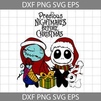 Nightmare Before Christmas Svg, Merry Christmas Svg, Cartoon Svg, Christmas Svg, Cricut File, Clipart, Svg, Png, Eps, Dxf