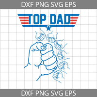 Top Dad Fist Bump Set Svg, Top Gun Dad Svg, Dad Svg, Cartoon Svg, Father's Day Svg, Cricut File, Clipart, Svg, Png, Eps, Dxf