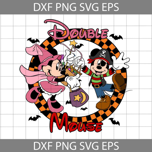 Mouse Halloween Svg, Pumpkin Svg, Cartoon Svg, Halloween Svg, Cricut File, Clipart, Svg, Png, Eps, Dxf