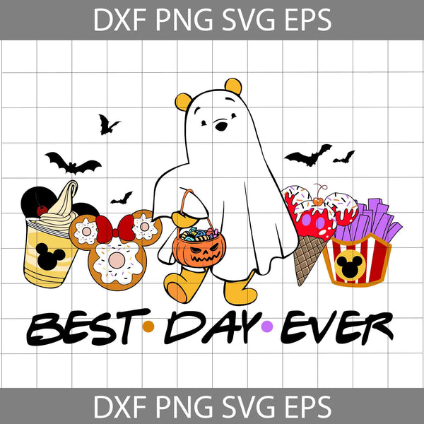 Halloween Ghost Svg, Best Day Ever Svg, Drink And Food Svg, Boo Svg, Fall Halloween Friends Svg, Cartoon Svg, Halloween Svg, Cricut File, Clipart, Svg, Png, Eps, Dxf