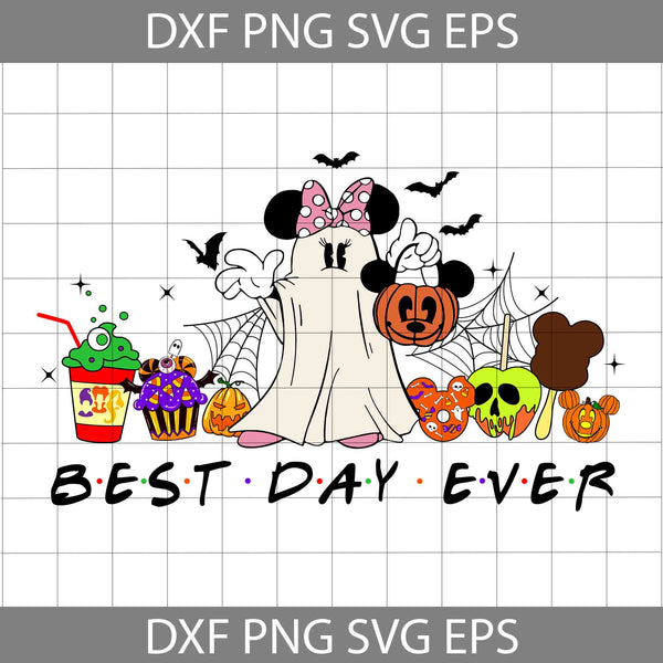 Cute Minnie Pumpkin Svg, Best Day Ever Svg, Drink And Food Svg,  Boo Svg, Fall Halloween Friends Svg, Cartoon Svg, Halloween Svg, Cricut File, Clipart, Svg, Png, Eps, Dxf