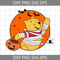 Bear Svg, Bear And Friends Halloween Svg, Halloween Family Svg, Cartoon Svg, Halloween Svg, Cricut File, Clipart, Svg, Png, Eps, Dxf