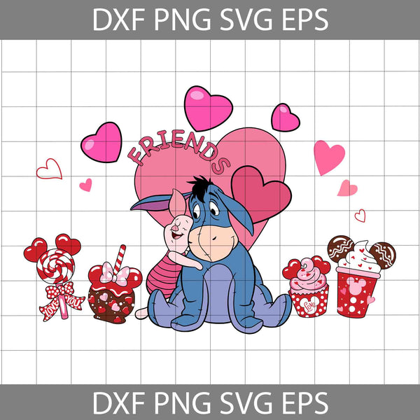 Bear Svg, Cartoon Svg, Valentine's Day Svg, Cricut File, Clipart, Svg, Png, Eps, Dxf